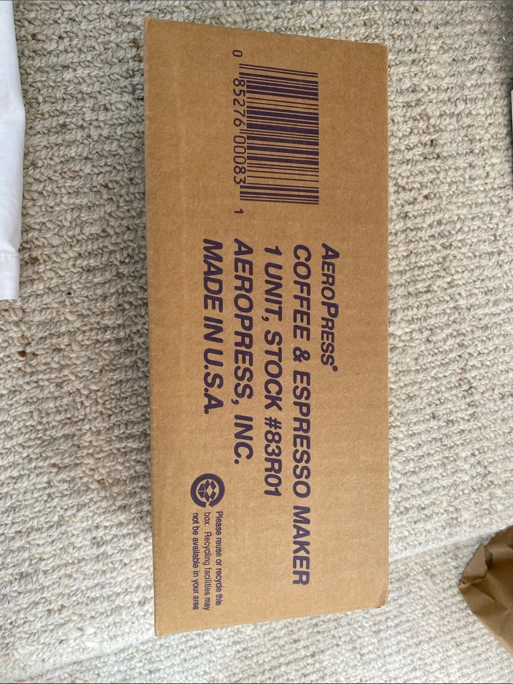 AERO PRESS coffee and espresso maker. new still in box /unbreakable